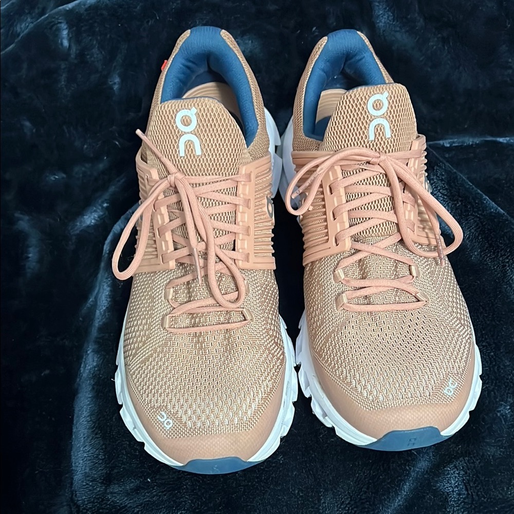 On Clouds Women's Tan Running Shoes